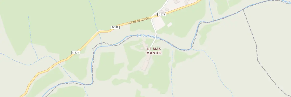 Plan du 5040 Le Mas Manier à Saint-Clément