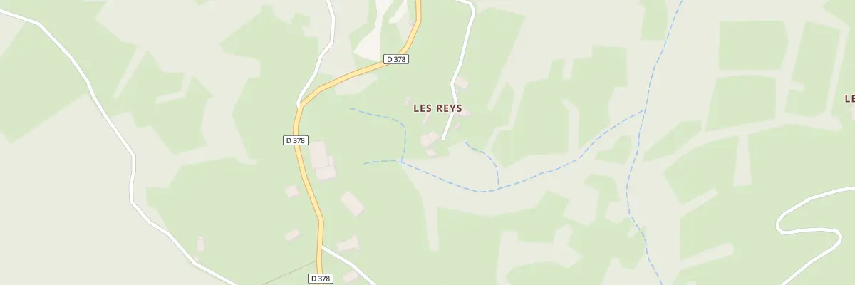 Plan du 5005 Les Reys à Borée