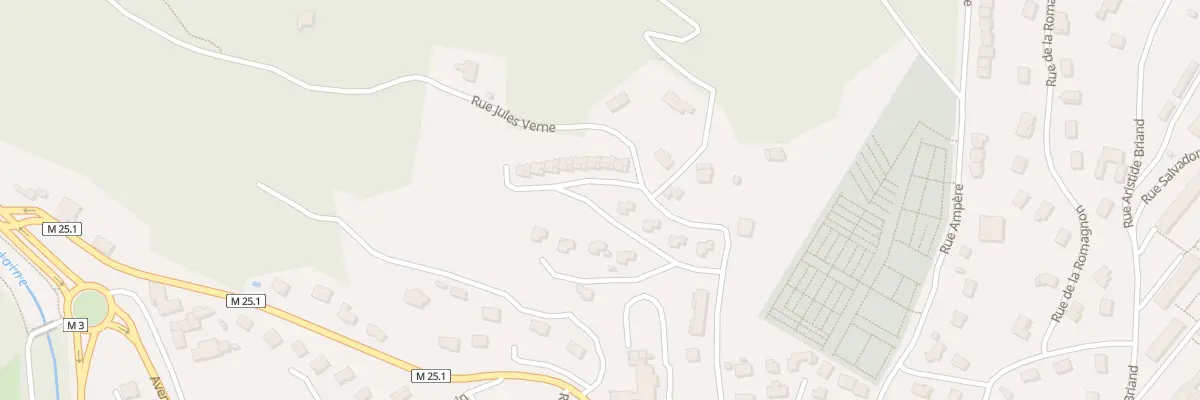 Plan du 25C Rue Jules Verne à Unieux