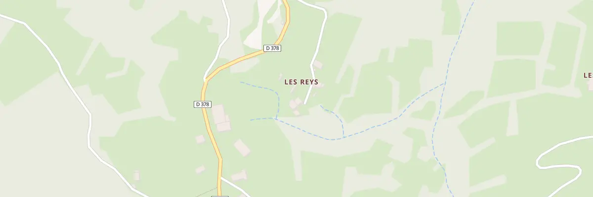 Plan du 5184 Les Reys à Borée
