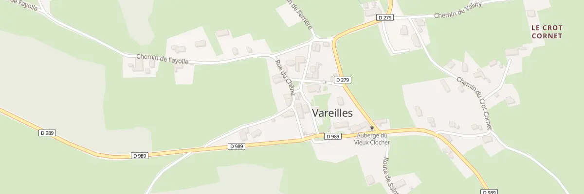 Plan du 5015 Vareille à Vareilles