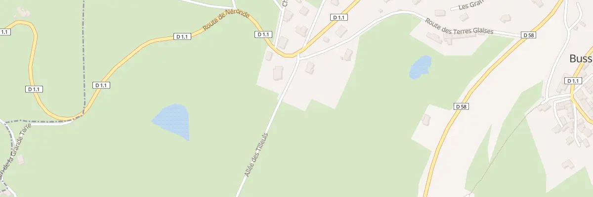 Plan du 61 All des Tilleuls à Bussières