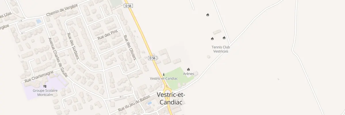 Plan du 4 Rue de Nimes à Vestric-et-Candiac
