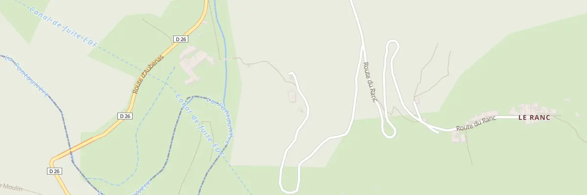 Plan du 600 Rte du Ranc à Saint-Pierre-de-Colombier