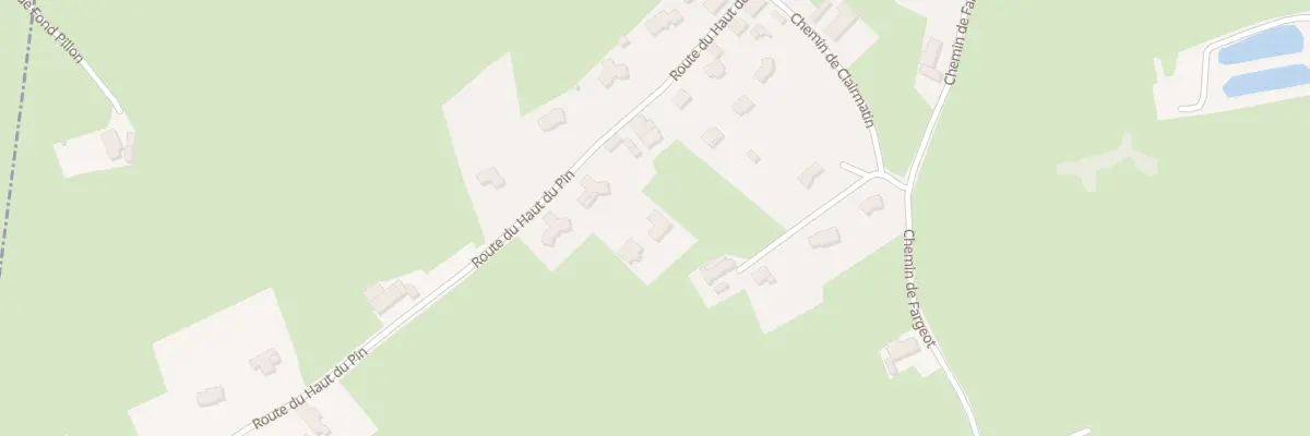 Plan du 259 Rte du Haut du Pin à Tancon
