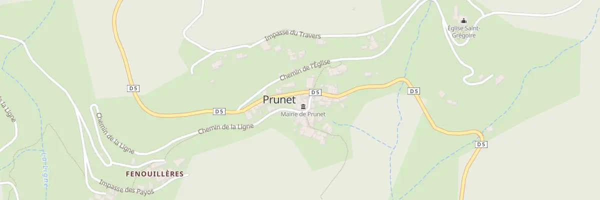 Plan du 5029 La Place à Prunet