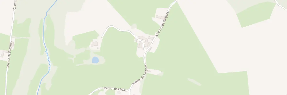 Plan du 1278 Che de Fargeot à Tancon