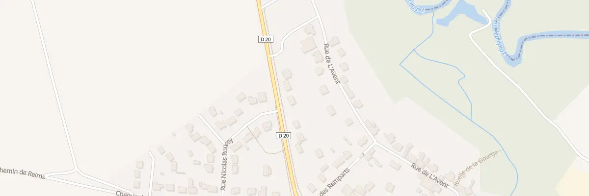 Plan du 12 Rte d’Heutregiville à Saint-Masmes