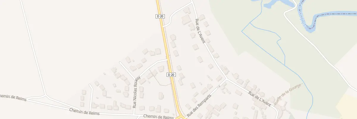 Plan du 10 Rte d’Heutregiville à Saint-Masmes