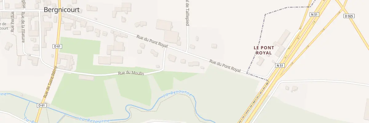 Plan du 24 Rue du Pont Royal à Bergnicourt