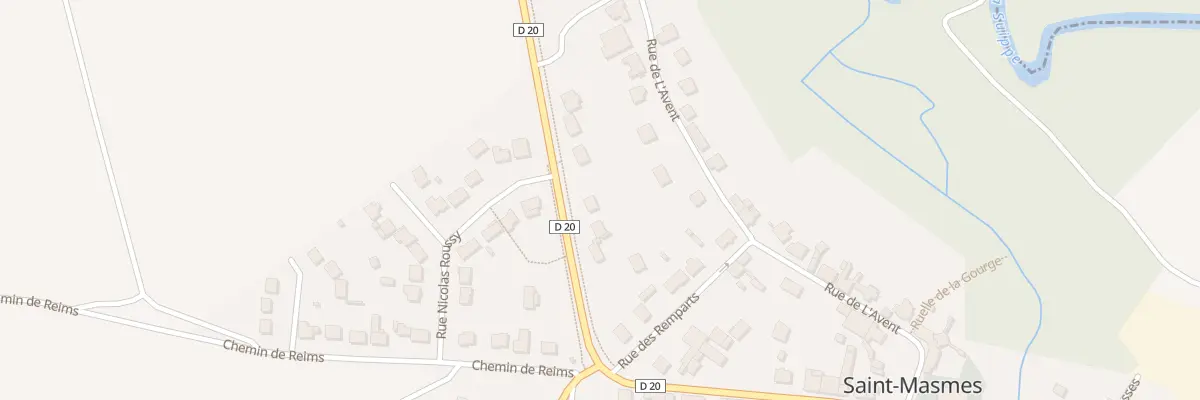 Plan du 8 Rte d’Heutregiville à Saint-Masmes