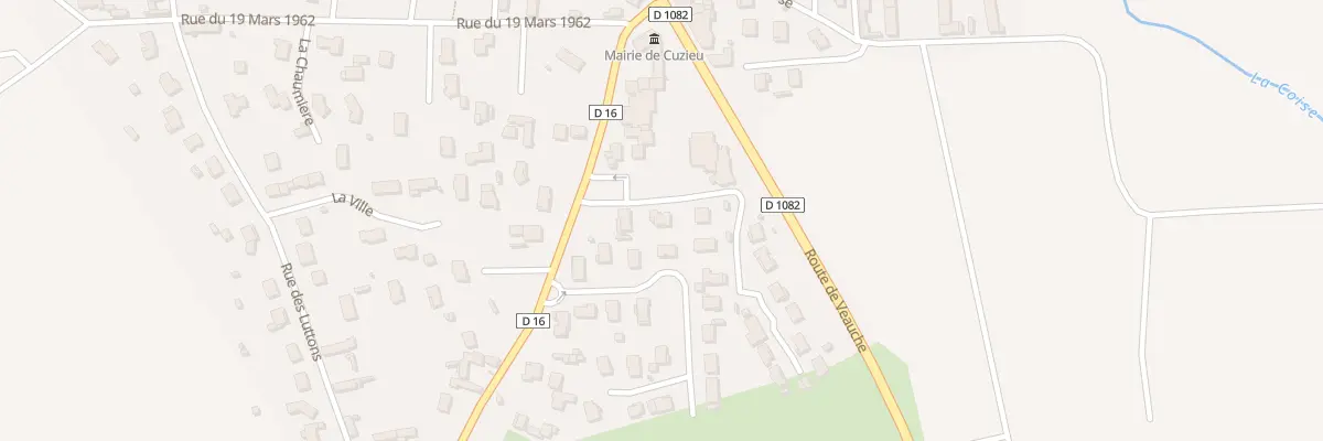 Plan du 5560 Le Bourg à Cuzieu