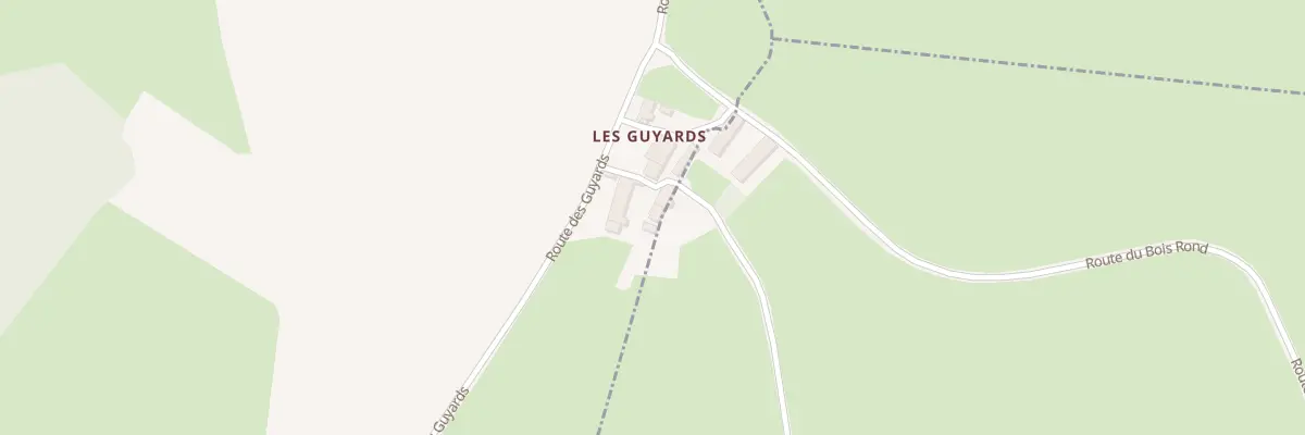 Plan du 20 Rte des Guyards à Tavernay