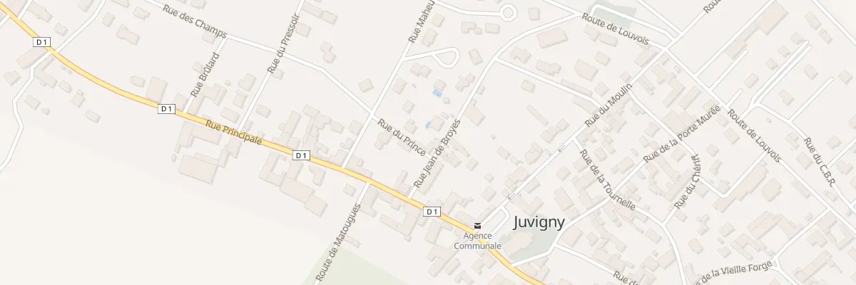 Plan du 2 Rue du Prince à Juvigny