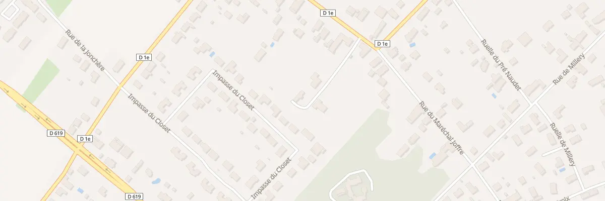 Plan du 23 Rue du Maréchal Joffre à Lusigny-sur-Barse