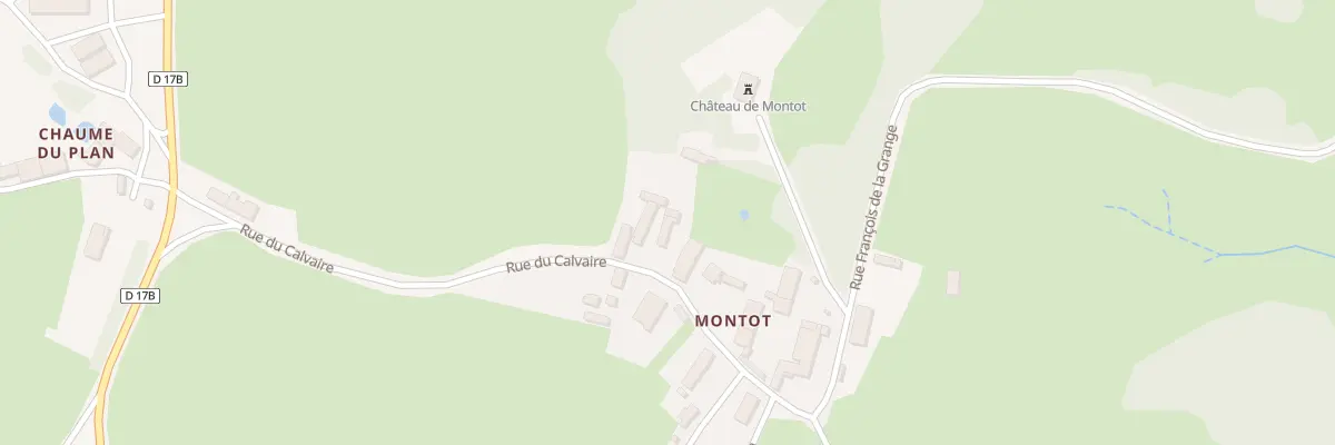 Plan du 10 Rue du Calvaire à Brazey-en-Morvan