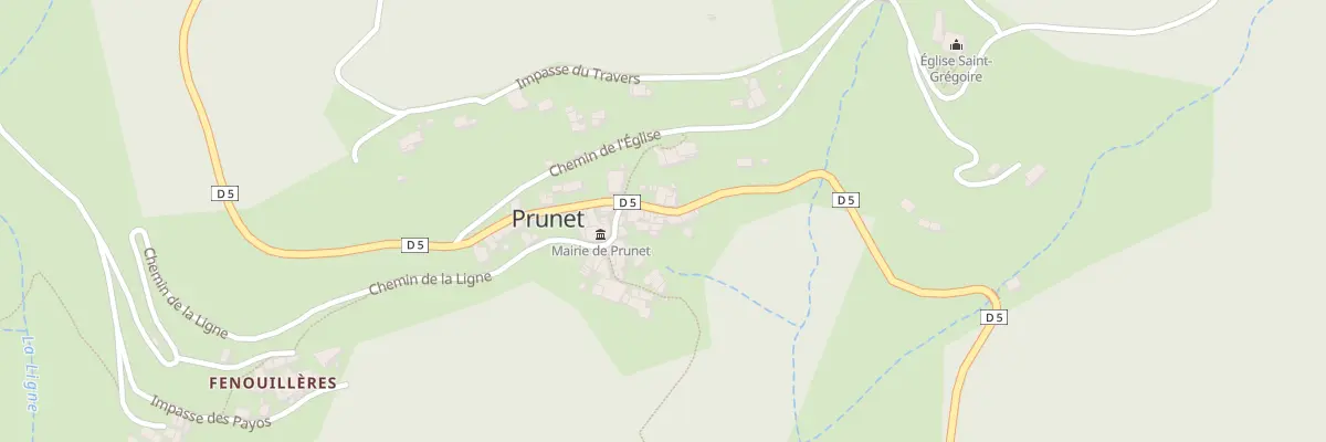 Plan du 5021 La Place à Prunet