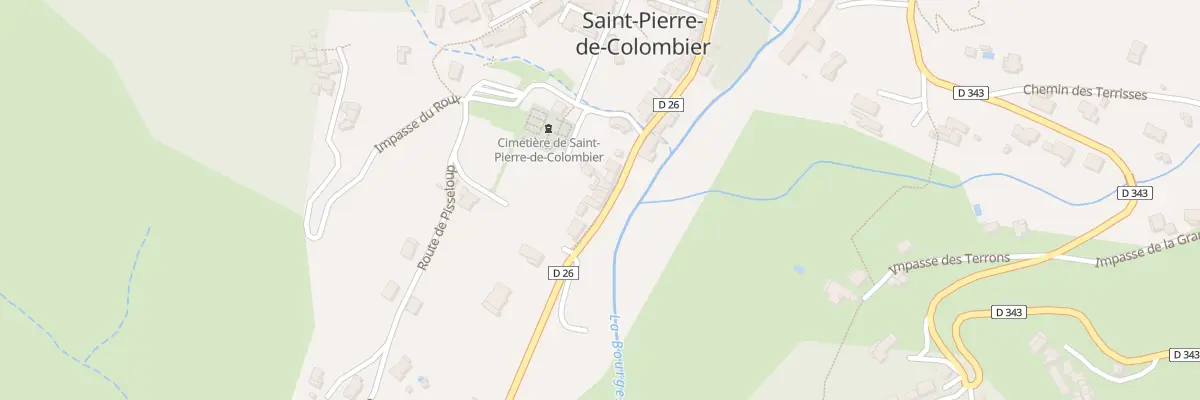 Plan du 384 Le Bourg à Saint-Pierre-de-Colombier