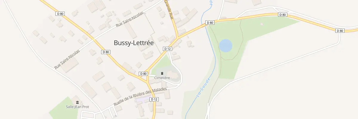 Plan du 7 Rle de l’Eglise à Bussy-Lettrée