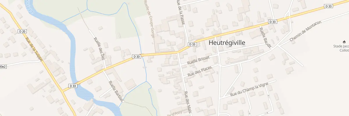 Plan du 2 Rue des Mais à Heutrégiville