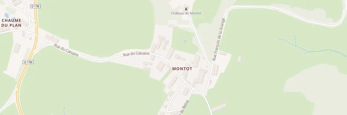 Plan du 5086 Hameau de Montot à Brazey-en-Morvan