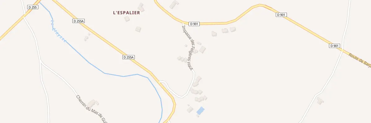 Plan du 5280 Les Felgeres à Saint-Sauveur-de-Cruzières