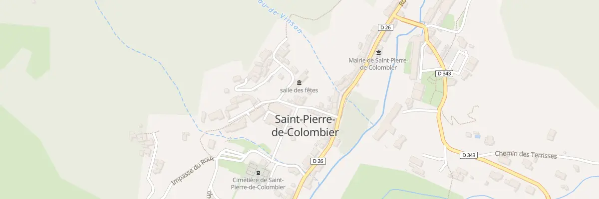 Plan du 110 Rue du Village à Saint-Pierre-de-Colombier