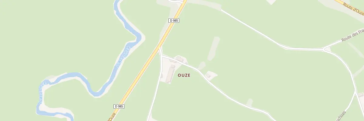 Plan du 43 Che du Champ d’Ouze à Changy