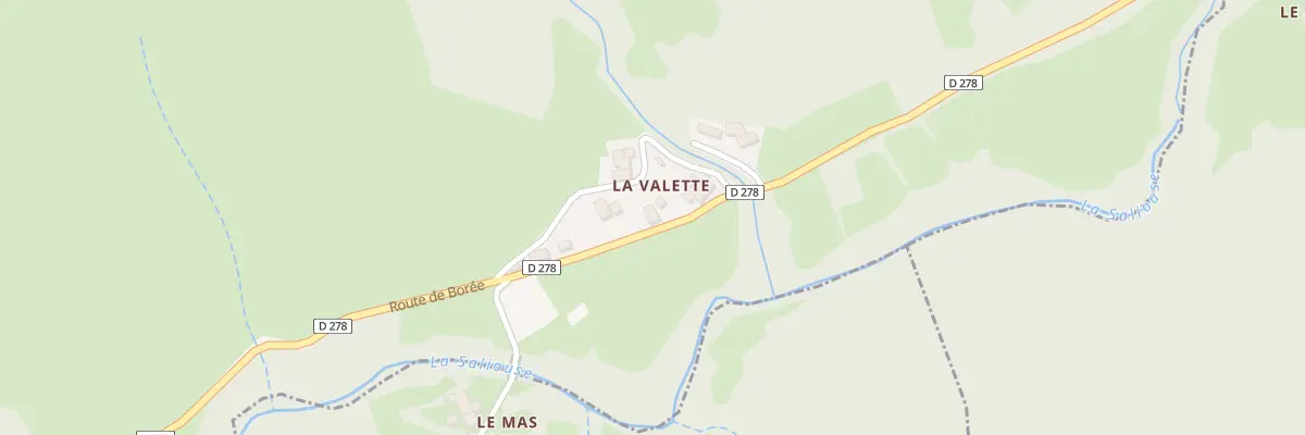 Plan du 5029 La Valette à Saint-Clément