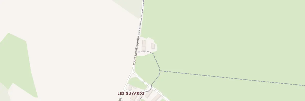 Plan du 5003 Les Guyards à Reclesne
