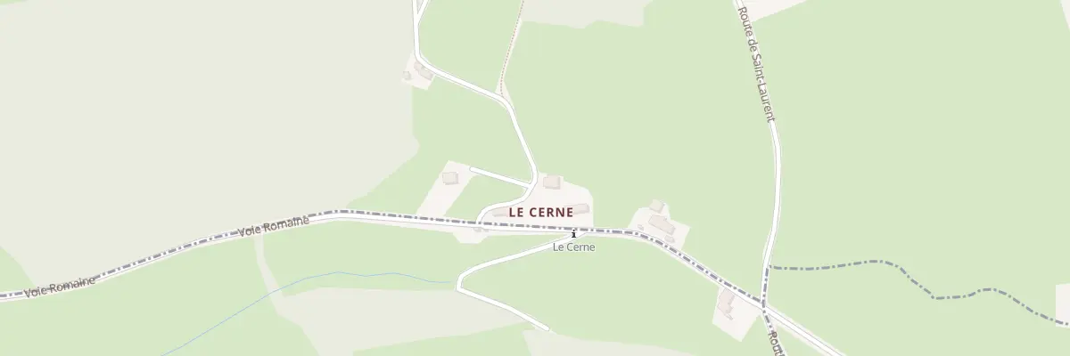 Plan du 5111 Au Cerne à Vareilles