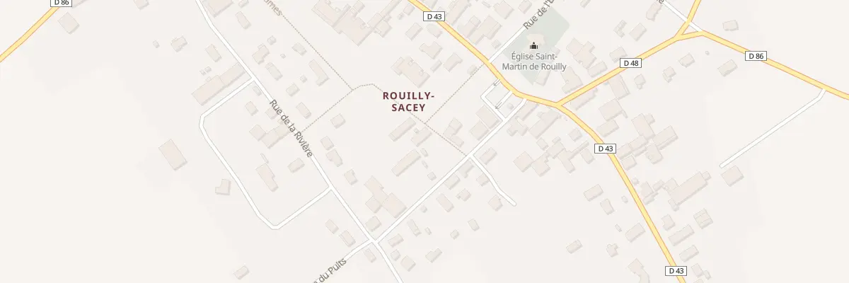 Plan du 6 Rue de Brienne à Rouilly-Sacey