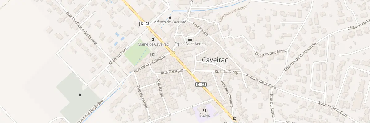 Plan du 13 Av du Chemin Neuf à Caveirac