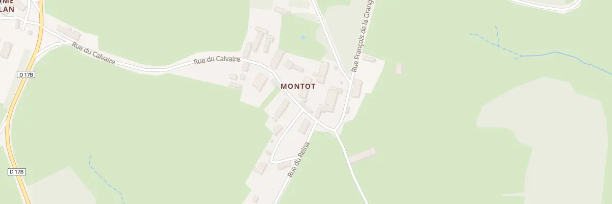 Plan du 5001 Hameau de Montot à Brazey-en-Morvan
