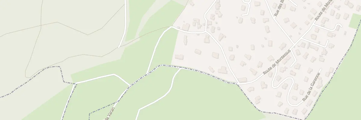 Plan du 62 Rte de Montessus à Fraisses