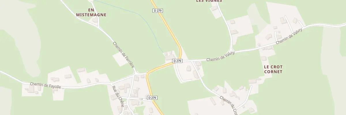 Plan du 5035 Vareille à Vareilles