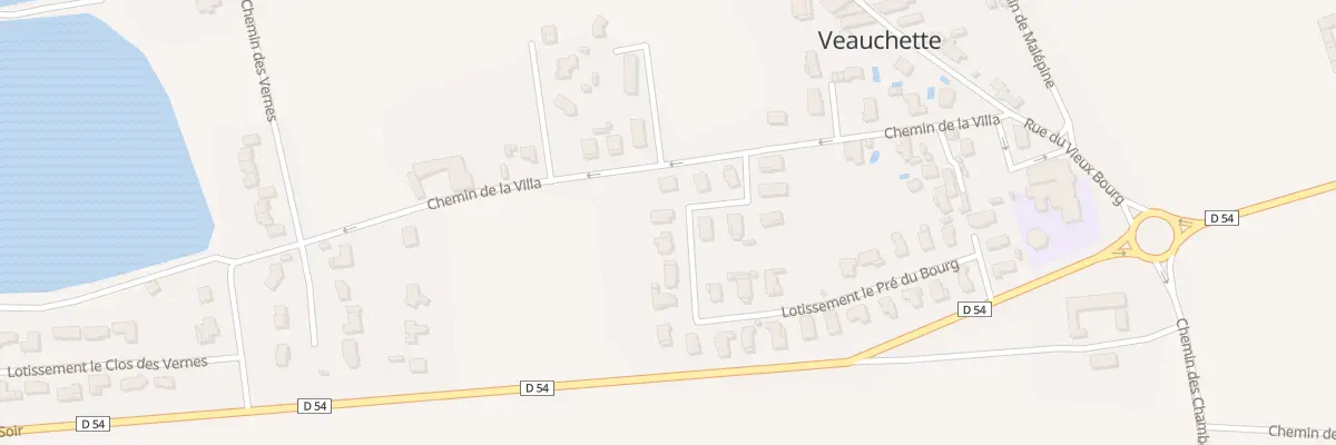 Plan du 5310 Lot Le Pré du Bourg à Veauchette