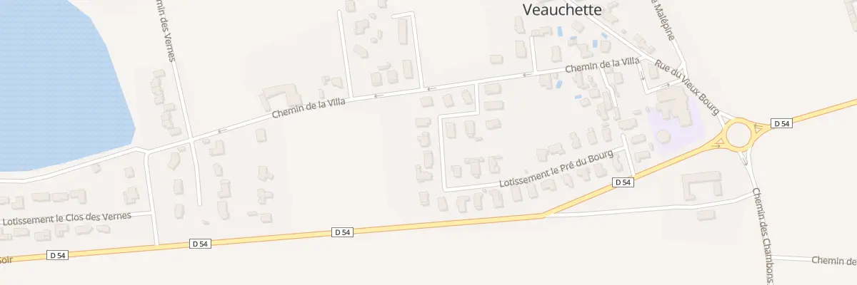 Plan du 26 Lot Le Pré du Bourg à Veauchette