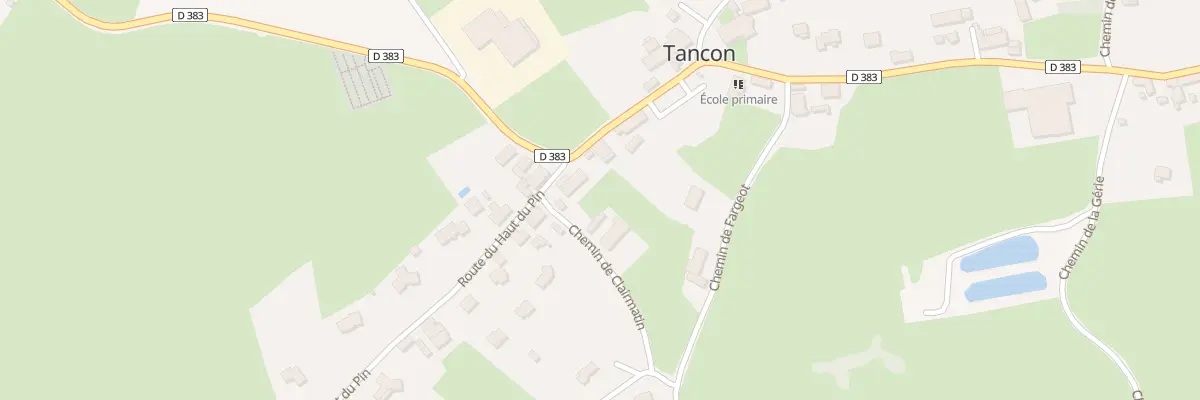 Plan du 27 Che de Clairmatin à Tancon