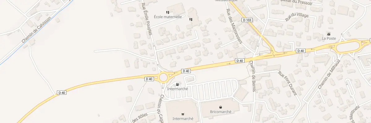 Plan du 12 Rte de Sommières à Caveirac