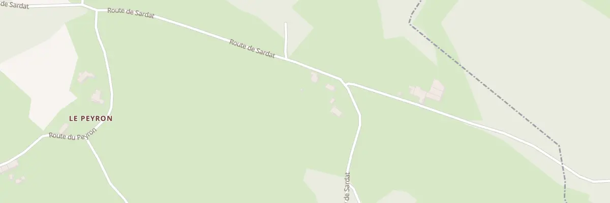 Plan du 1002 Rte de Sardat à Lapte