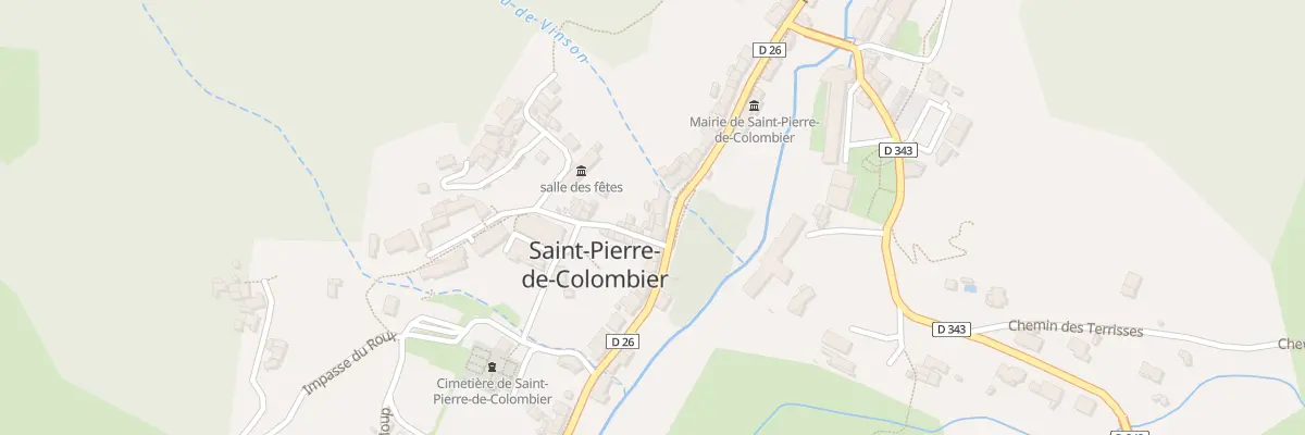 Plan du 50 Call La Calade à Saint-Pierre-de-Colombier