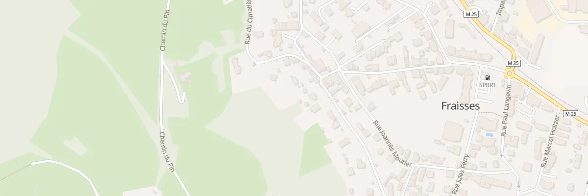 Plan du 13T Rue du Cimetière à Fraisses