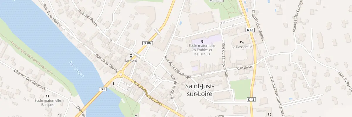 Plan du 1 Rue de la République à Saint-Just-Saint-Rambert