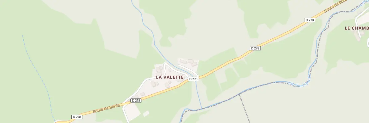 Plan du 5025 La Valette à Saint-Clément