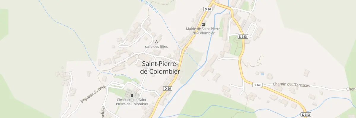 Plan du 194 Le Bourg à Saint-Pierre-de-Colombier
