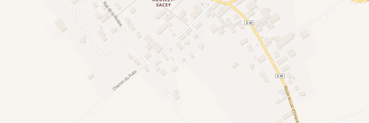 Plan de Rle des Dames à Rouilly-Sacey