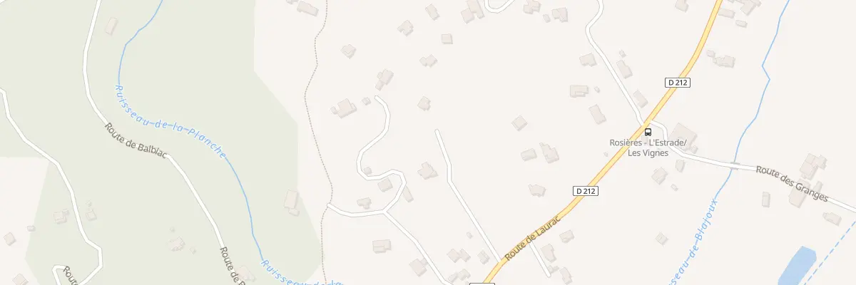 Plan du 180 Les Vignes à Rosières