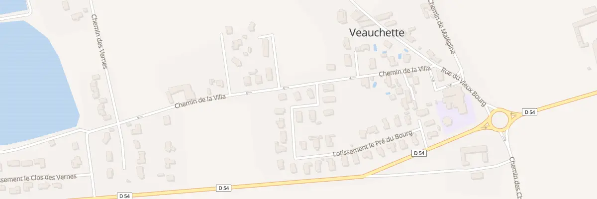 Plan du 5309 Lot Le Pré du Bourg à Veauchette