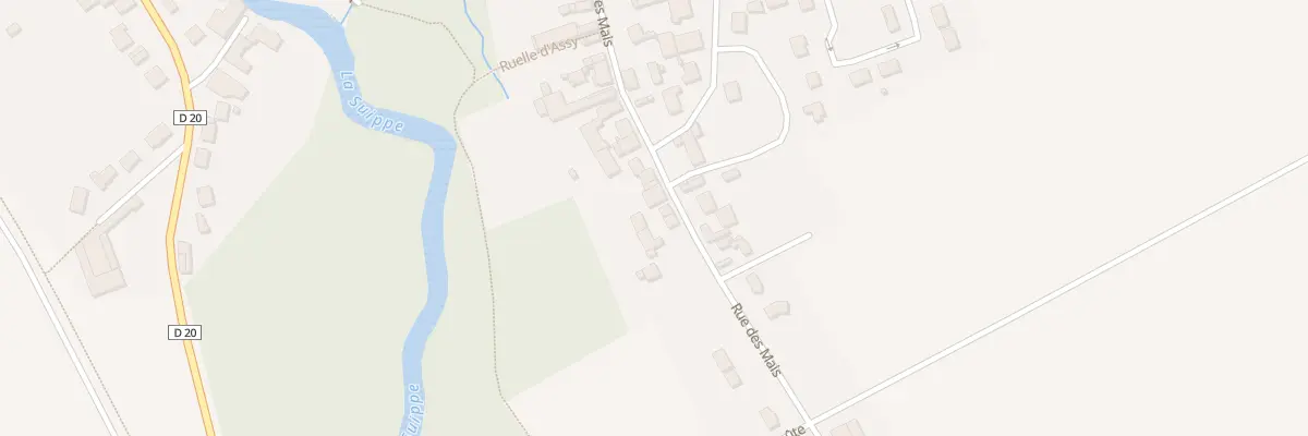 Plan du 38 Rue des Mais à Heutrégiville